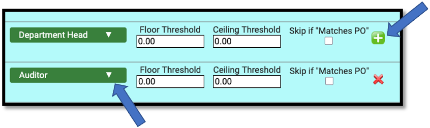 Admin | Invoice Approval: Matrix Setup